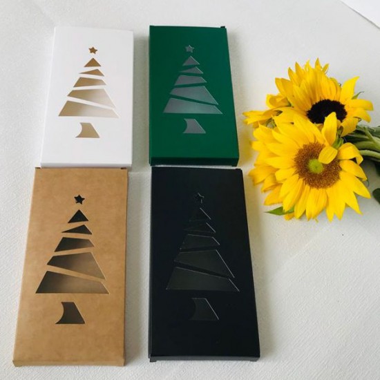 Tablet Çikolata Kutusu Çam Ağacı Tasarım