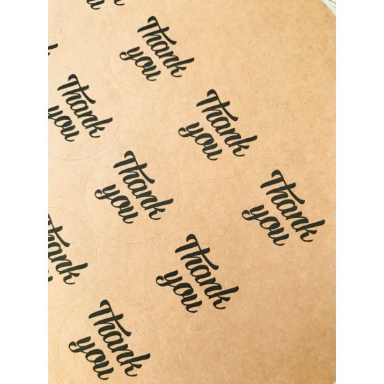 Sticker Kraft,Thank You