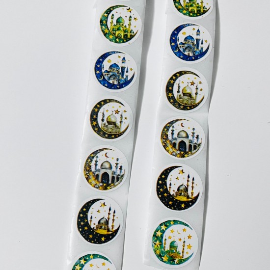 Sticker Yapışkanlı,Ramazan Temalı Karışık Desen