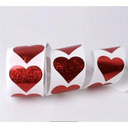 Sticker Yapışkanlı,Kalp Sticker Yapışkanlı,Kalp