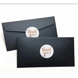 Sticker Yapışkanlı,Yaldız Bronz Thank You Sticker Yapışkanlı,Yaldız Bronz Thank You