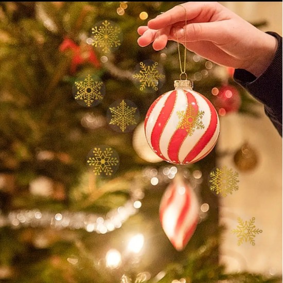 Sticker Şeffaf,Yaldız Gold Kartanesi 