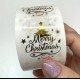 Sticker Şeffaf,Yaldız Gold Merrry Christmas
