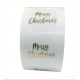 Sticker Şeffaf,Yaldız Gold Merry Christmas