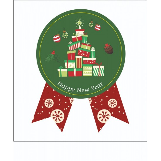 Sticker Yapışkanlı,Noel Hediye Paketi