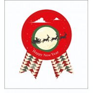 Sticker Yapışkanlı,Noel Geyik 