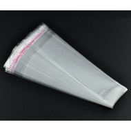 OPP Bantlı Jelatin Poşet 7x25 cm OPP Bantlı Jelatin Poşet 7x25 cm