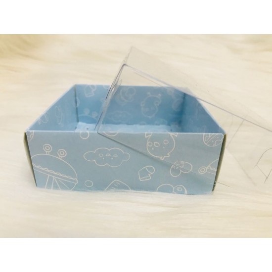 8x8x3 Asetat Kapaklı Kutu Bebek Desen
