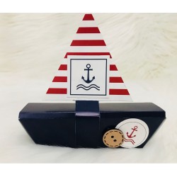 Karton Kutu Yelkenli Model (şeker kutusu)