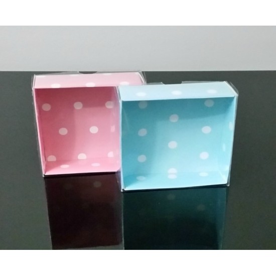 8x8x3 Asetat Kapaklı Kutu Puantiyeli