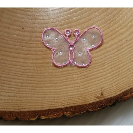 Şifon Taşlı Kelebek