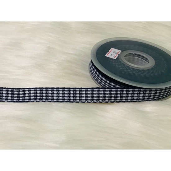 Kurdele,Ekose Desen 15 mm