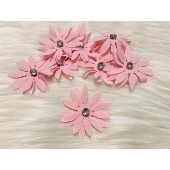 Şifon Taşlı Çiçek 