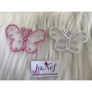 Şifon Taşlı Kelebek