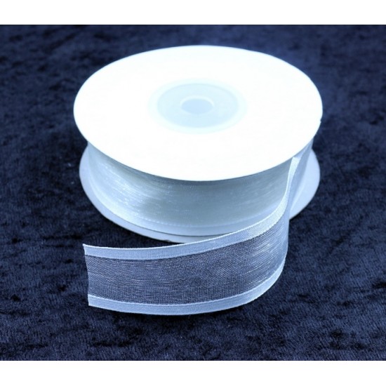 Kurdele Saten Şeritli Organze 25 mm